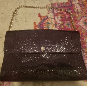 Kate Spade Elba Paola Ostrich Patent Calfskin tote